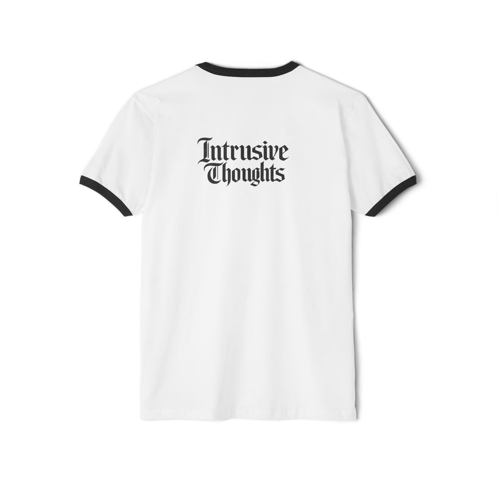 She Exists In His Head – Ringer T-Shirt