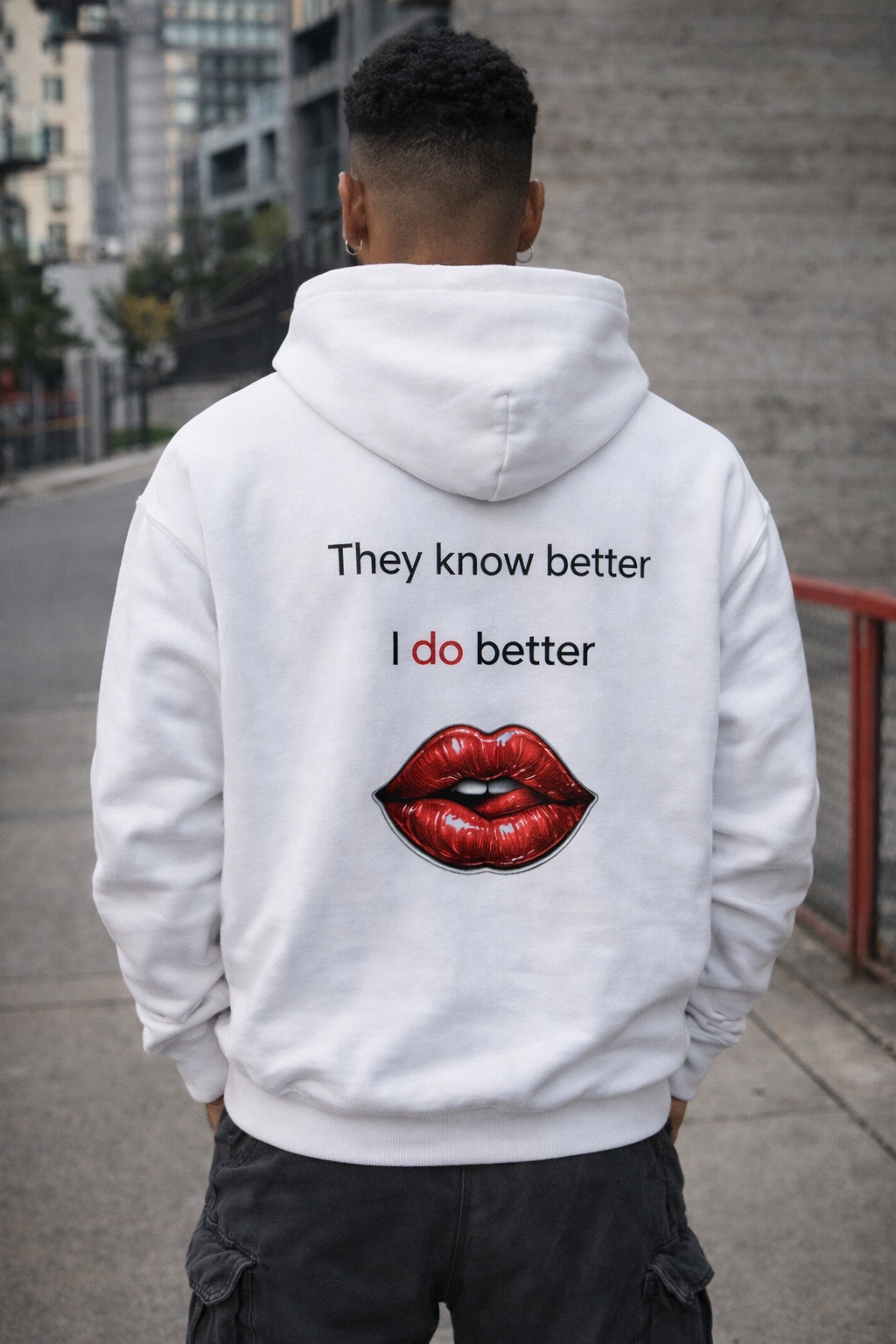 They Know Better - White Hoodie