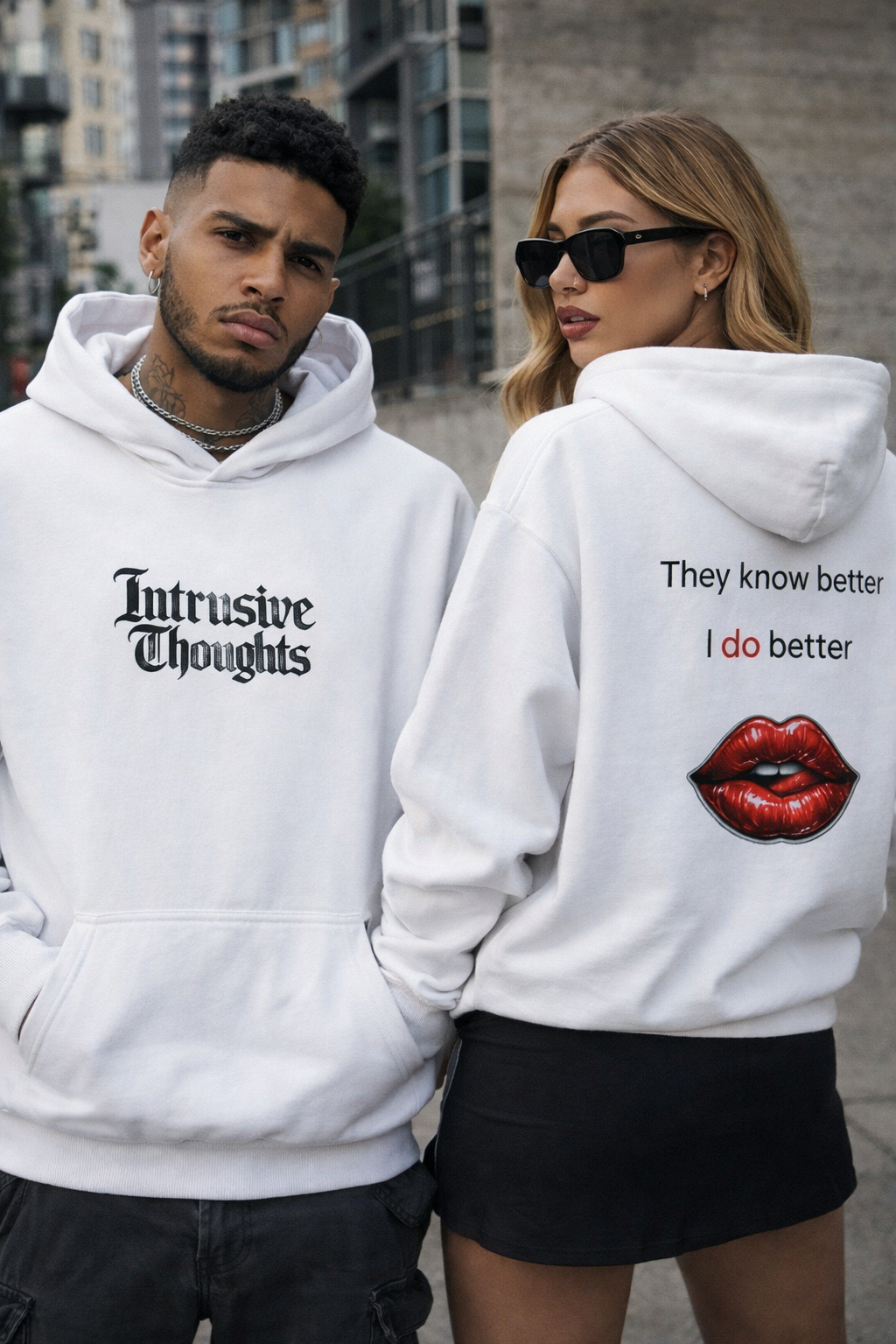 They Know Better - White Hoodie