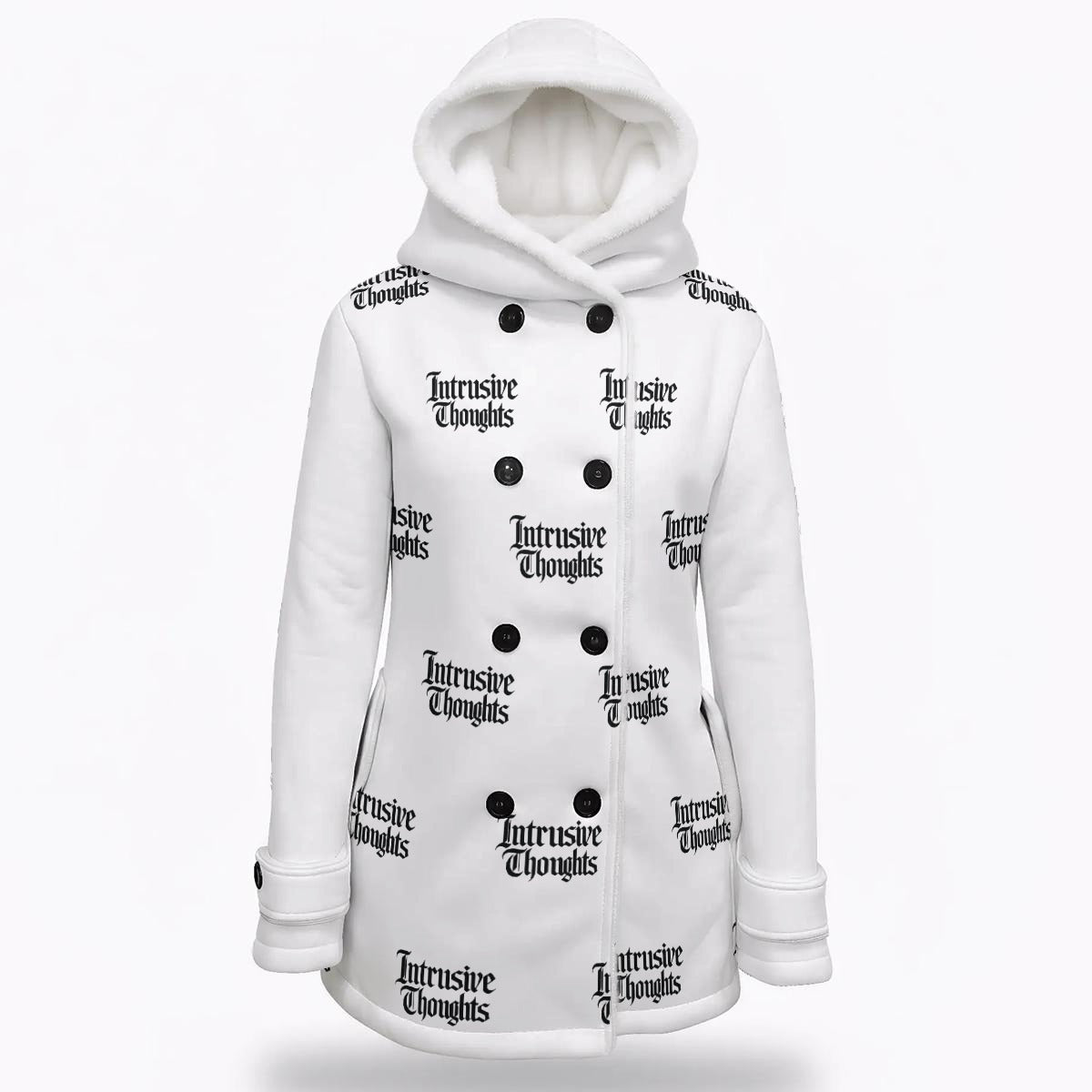 Intrusive Thoughts - Winter Coat Hooded with Fleece