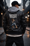 Intrusive Thoughts — Zip Leather Jacket