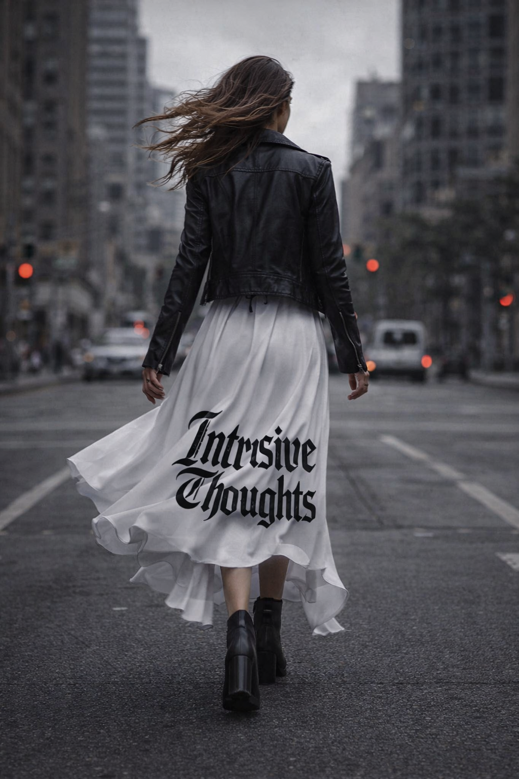 Intrusive Thoughts — Stand Out or Fade Out Mesh Lace Dress