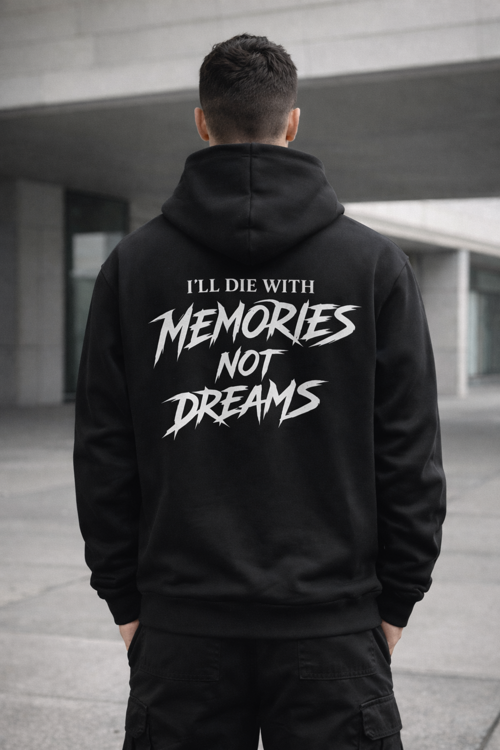 Intrusive Thoughts | "I’ll Die With Memories" Black Hoodie