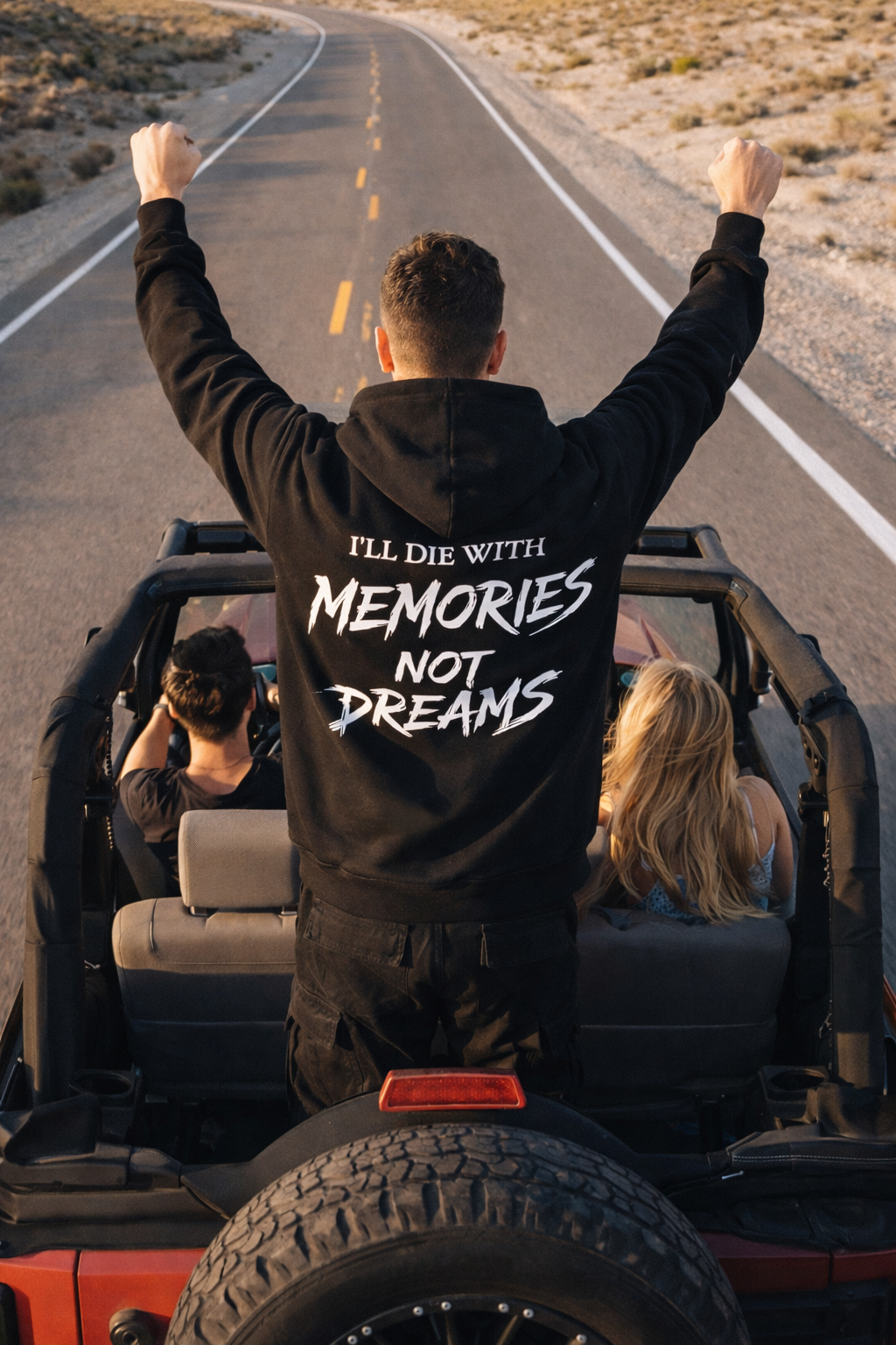 Intrusive Thoughts | "I’ll Die With Memories" Black Hoodie