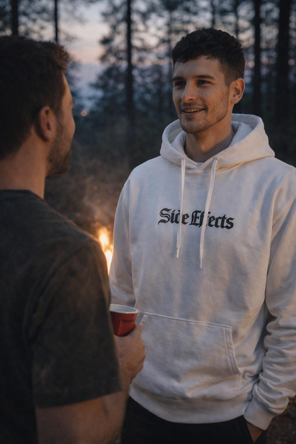 Intrusive Thoughts | "I’ll Die With Memories" White Hoodie