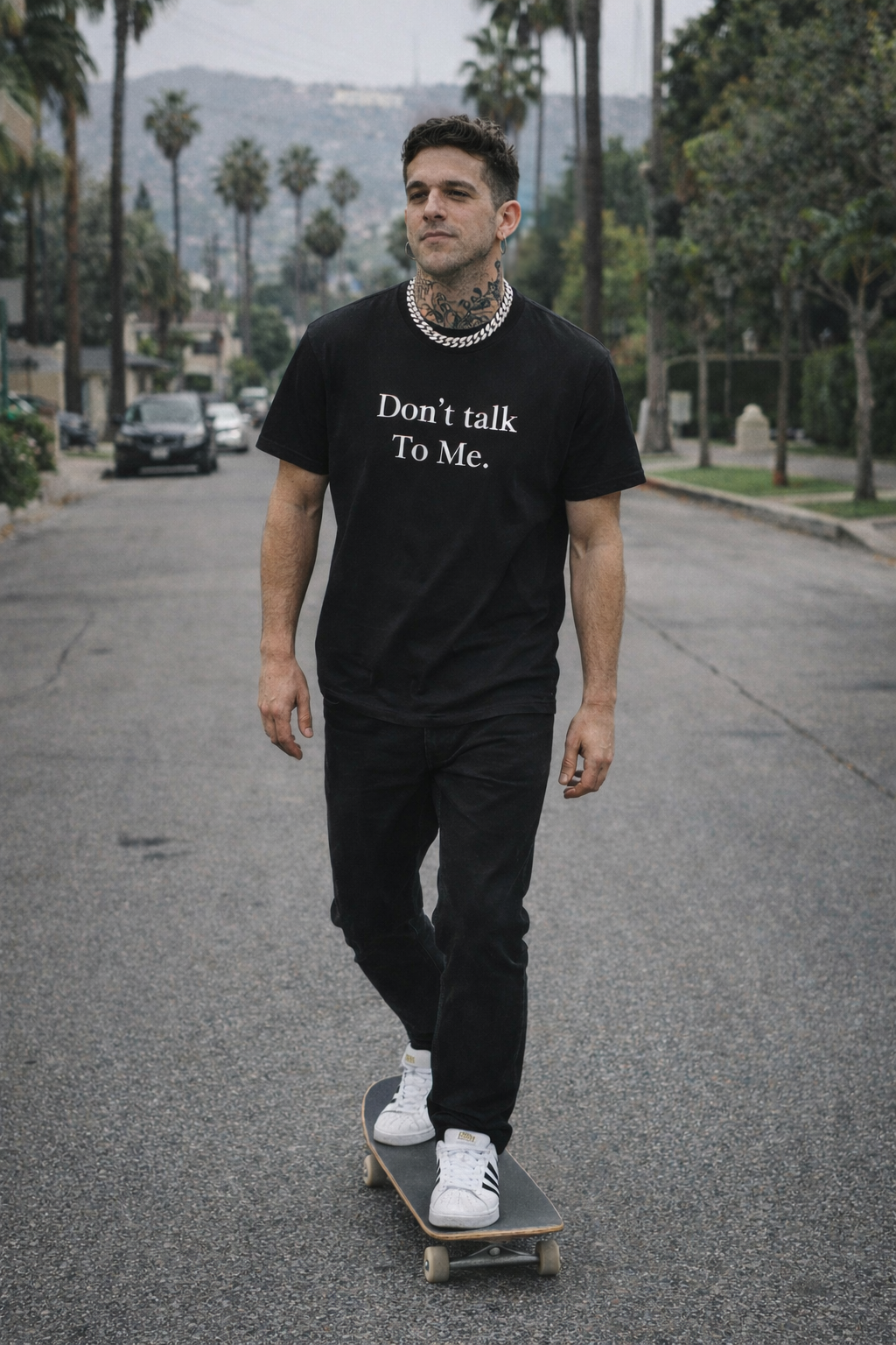 Don't talk to me — Black Tee